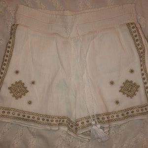 Never worn crochet j crew boho shorts!